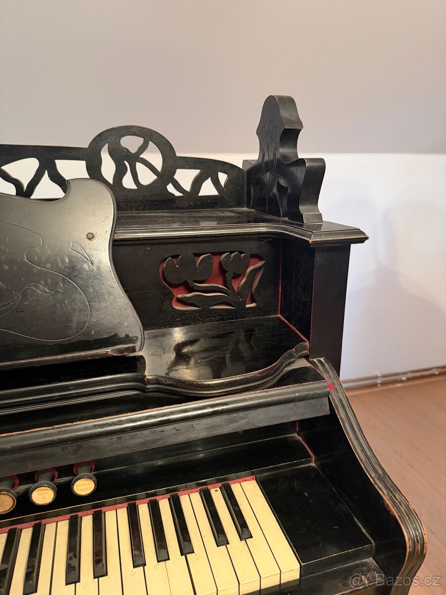 Starožitné harmonium Wilhelm Spaethe - 5
