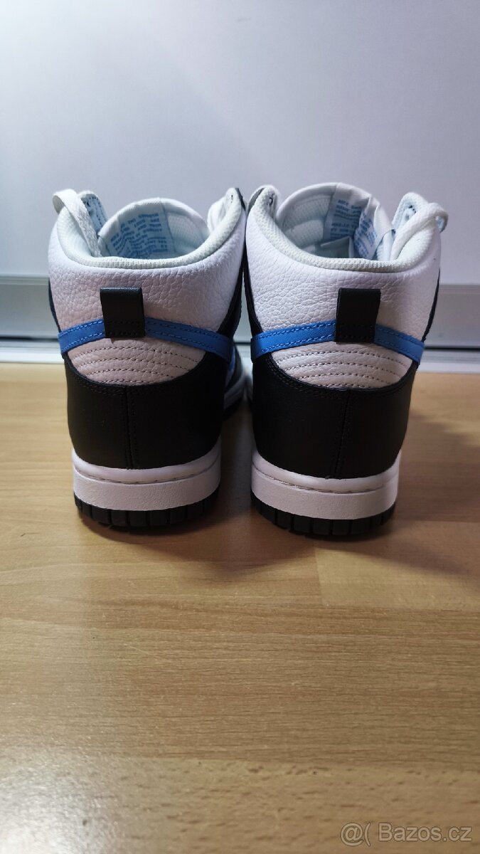 Nike Dunk High Retro FLC Black University Blue White - 5