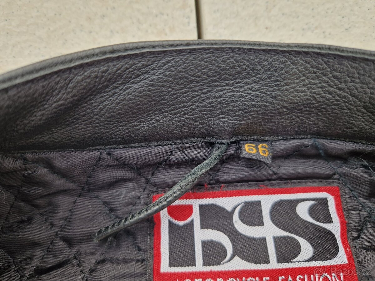 Pánská kožená moto bunda iXS velikost 66 (3XL) - 5