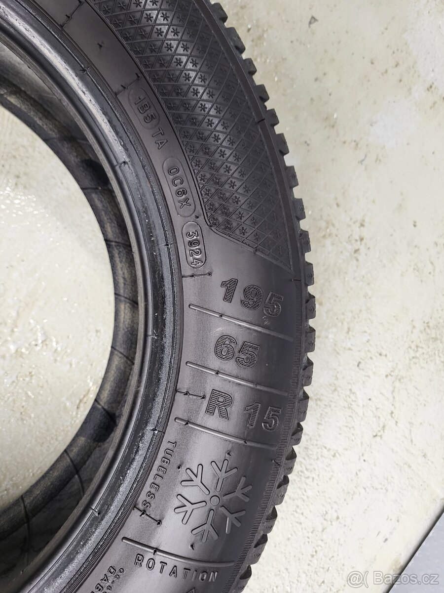 4x 195/65R15 Kleber zimní pneu - 5
