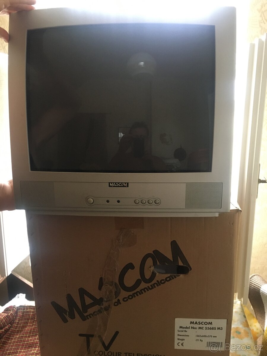 BAREVNÝ TELEVIZOR MASCOM TV5568S M3 s dálkovým ovládáním - 5