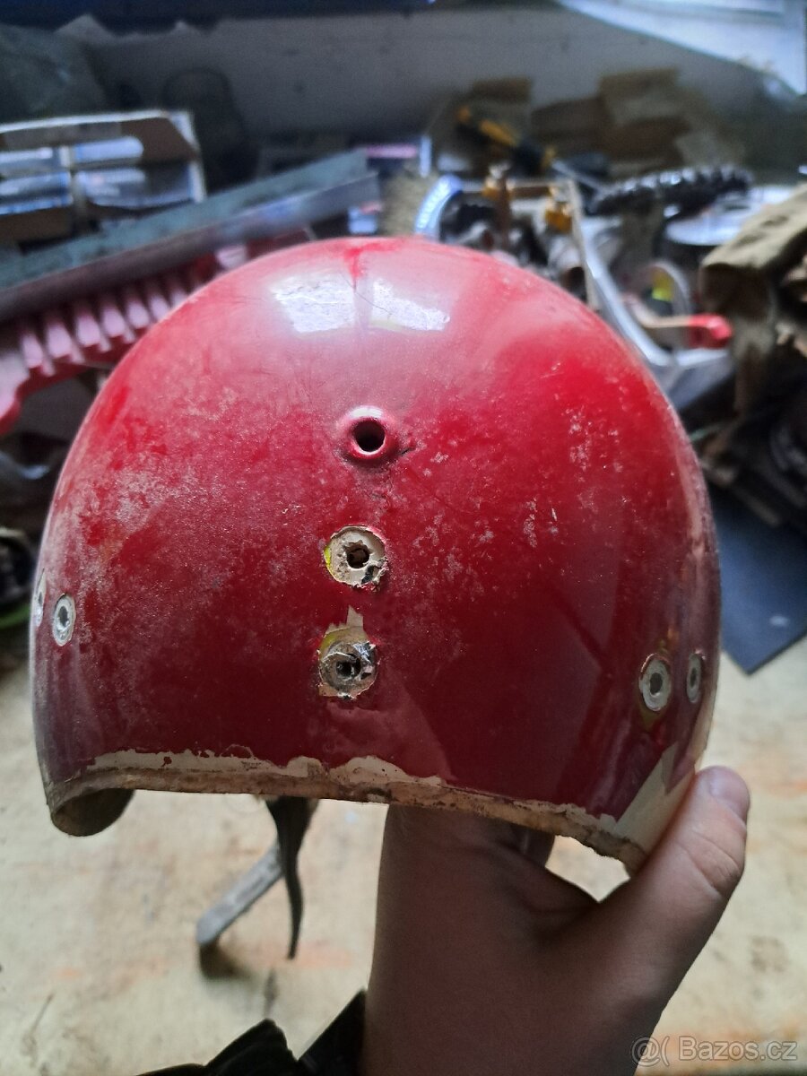 Přilba na veterána, retro přilba- CASSIDA- na renovaci - 5