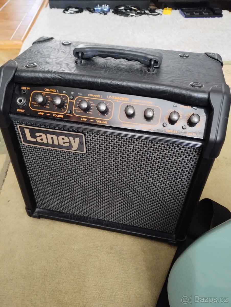 Kytara Telecaster JT Arrow White a kombo Laney - 5