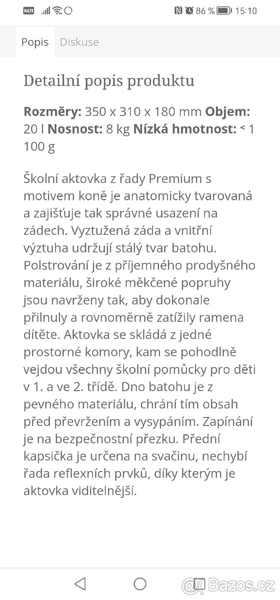Školní aktovka Oxybag 1-2 třída - 5
