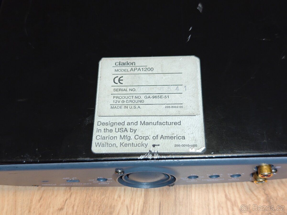 Zesilovač do auta Clarion APA1200 - 5