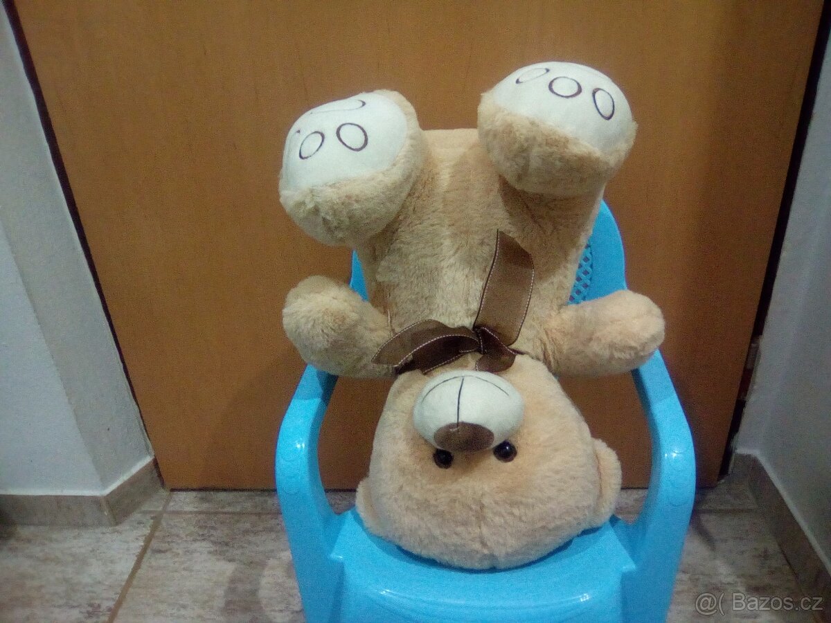 Hnědý plyšový medvídek - 5