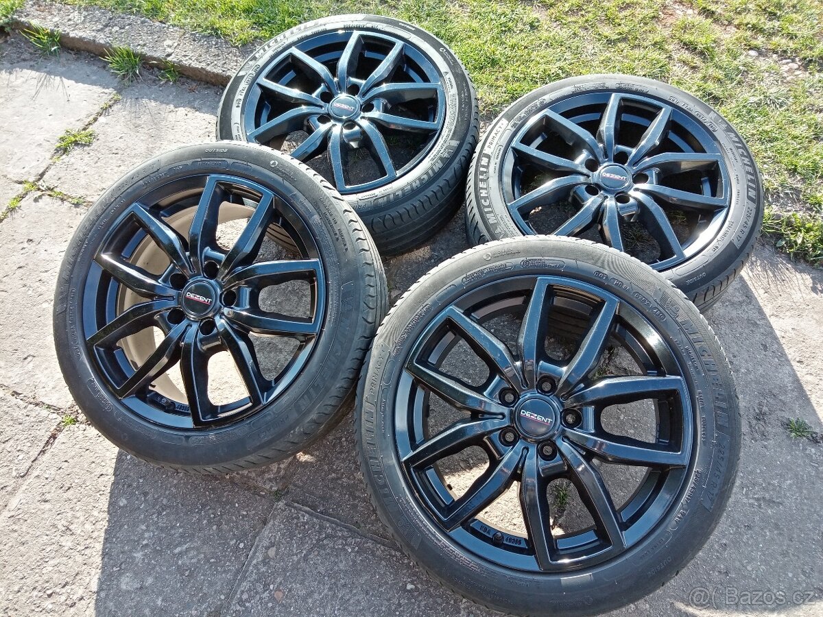 Obutá Alu kola 17ky 5x112 ŠKODA AUDI VW MERCEDES SEAT BMW - 5