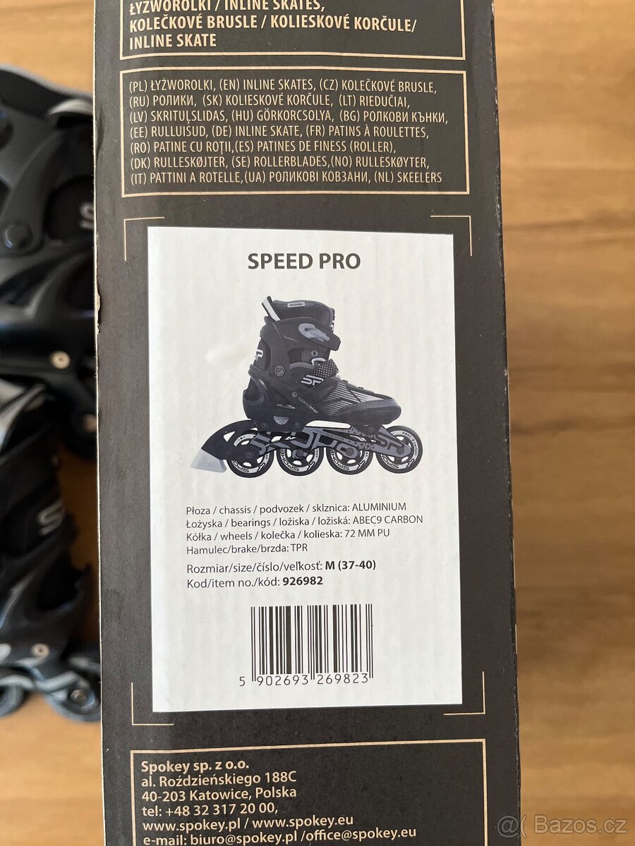 Prodám In-line brusle vel. 37-40 zn. Spokey( nastavitelne) - 5