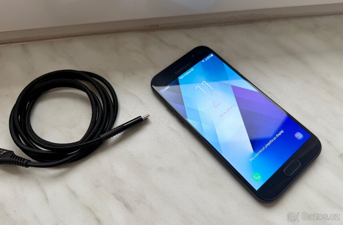 Samsung Galaxy A5 32gb/3gb Ram černý, velmi pěkný stav. - 5