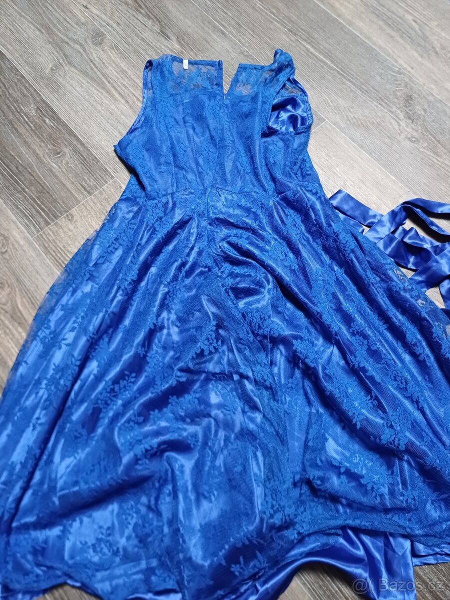 Modré šaty - 5