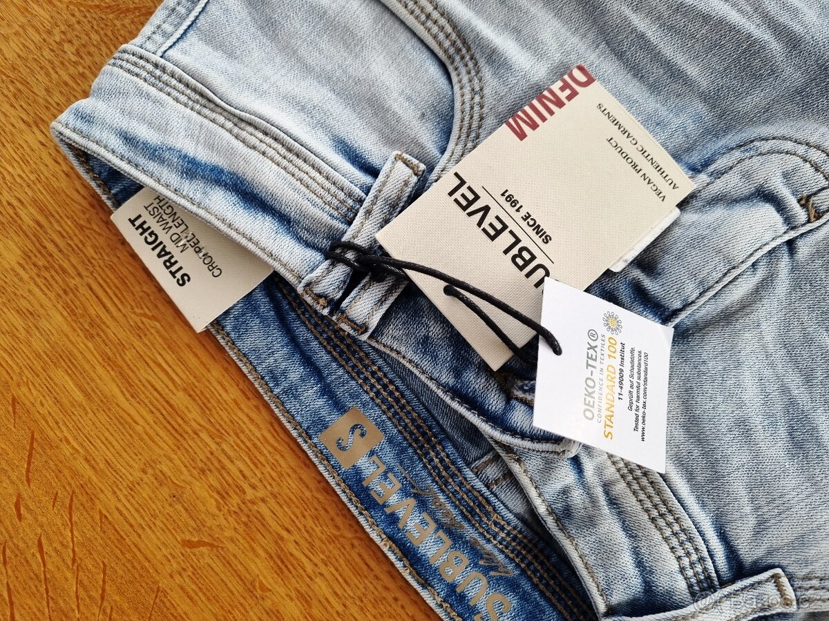 Sublevel šortky vel. S NOVÉ s visačkou, světle modré - 5