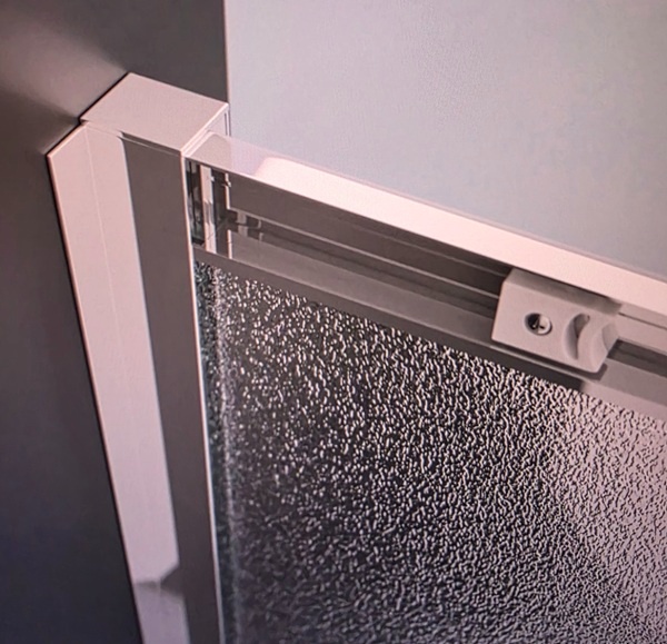 Sprch.kout POINT 80x80+ mramorová vanička - 5