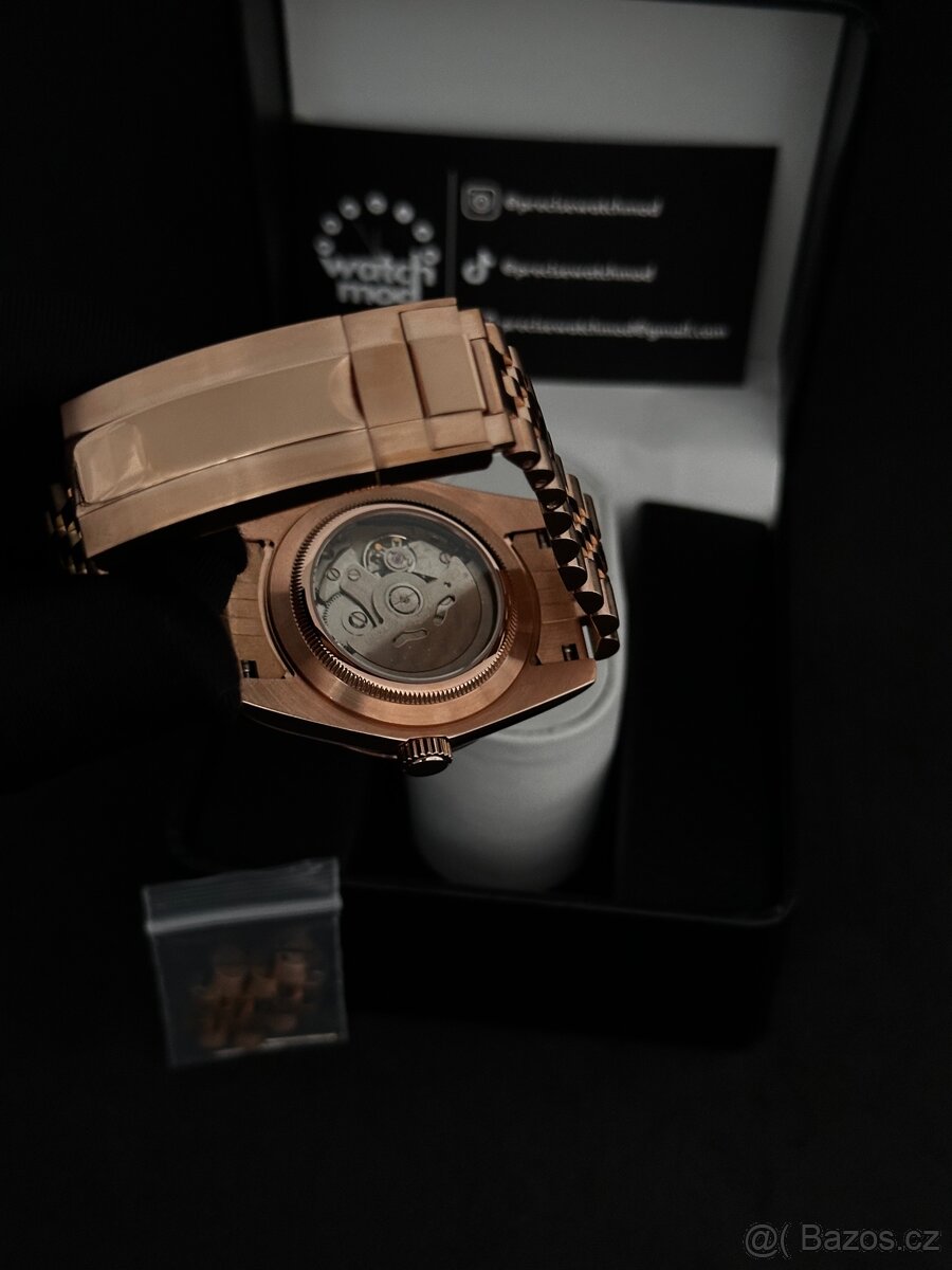 Seiko mod Datejust Chocolate - 5