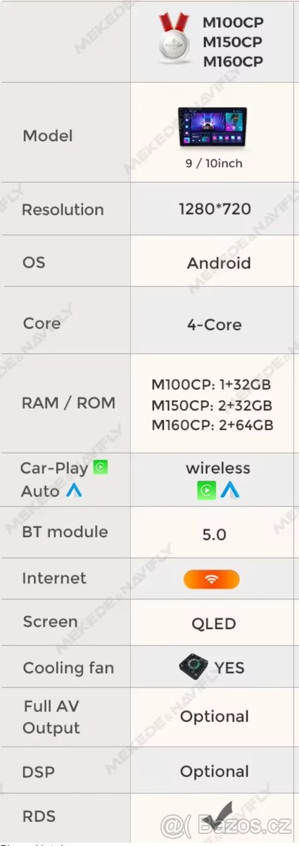 9" Android rádio s GPS vhodné nejen do Hyundai i30 - 5