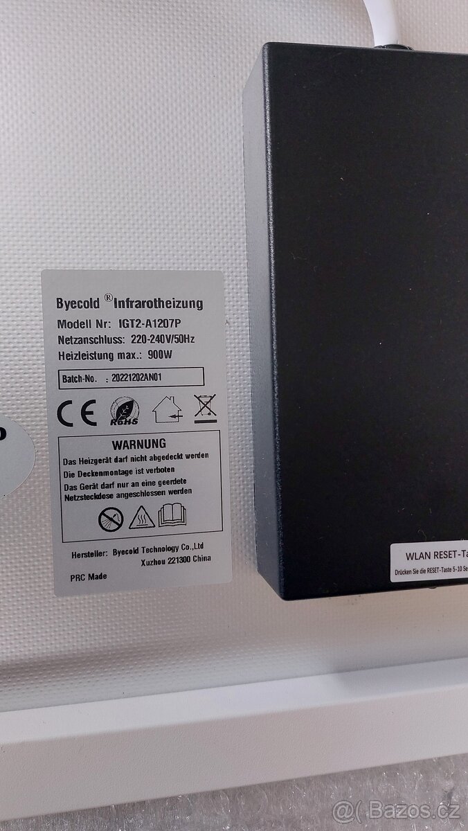 Infračervený panel 900w - 5