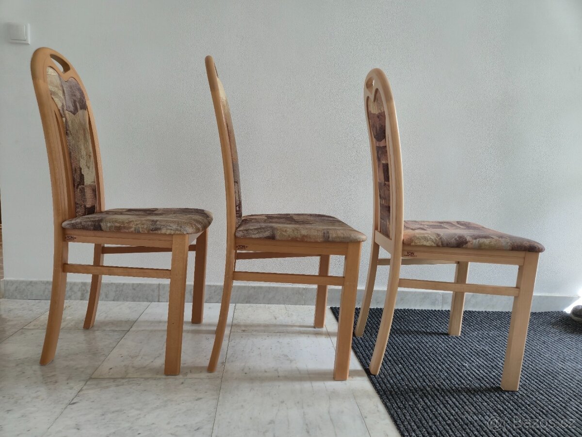 3x Jídelní židle ton B212 - 5