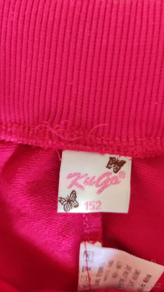 Dívčí tepláky vše Kugo 2x 146, 2x 152 - 5