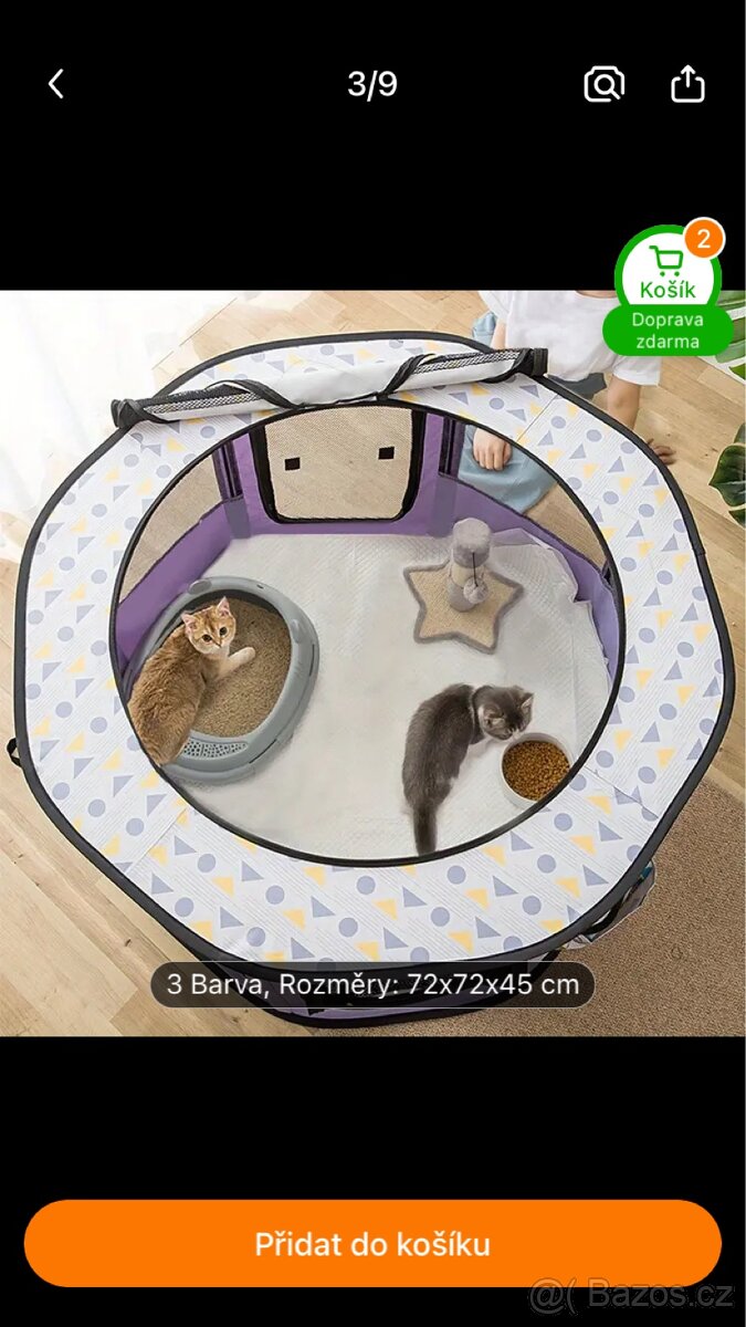 Skládací přepravka pro kočky/psy - 5