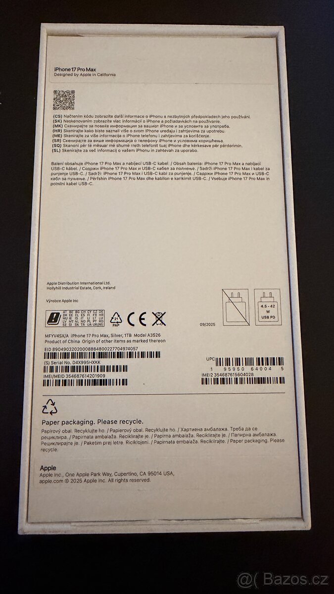 iPhone 17 Pro Max 1TB stříbrný - 5