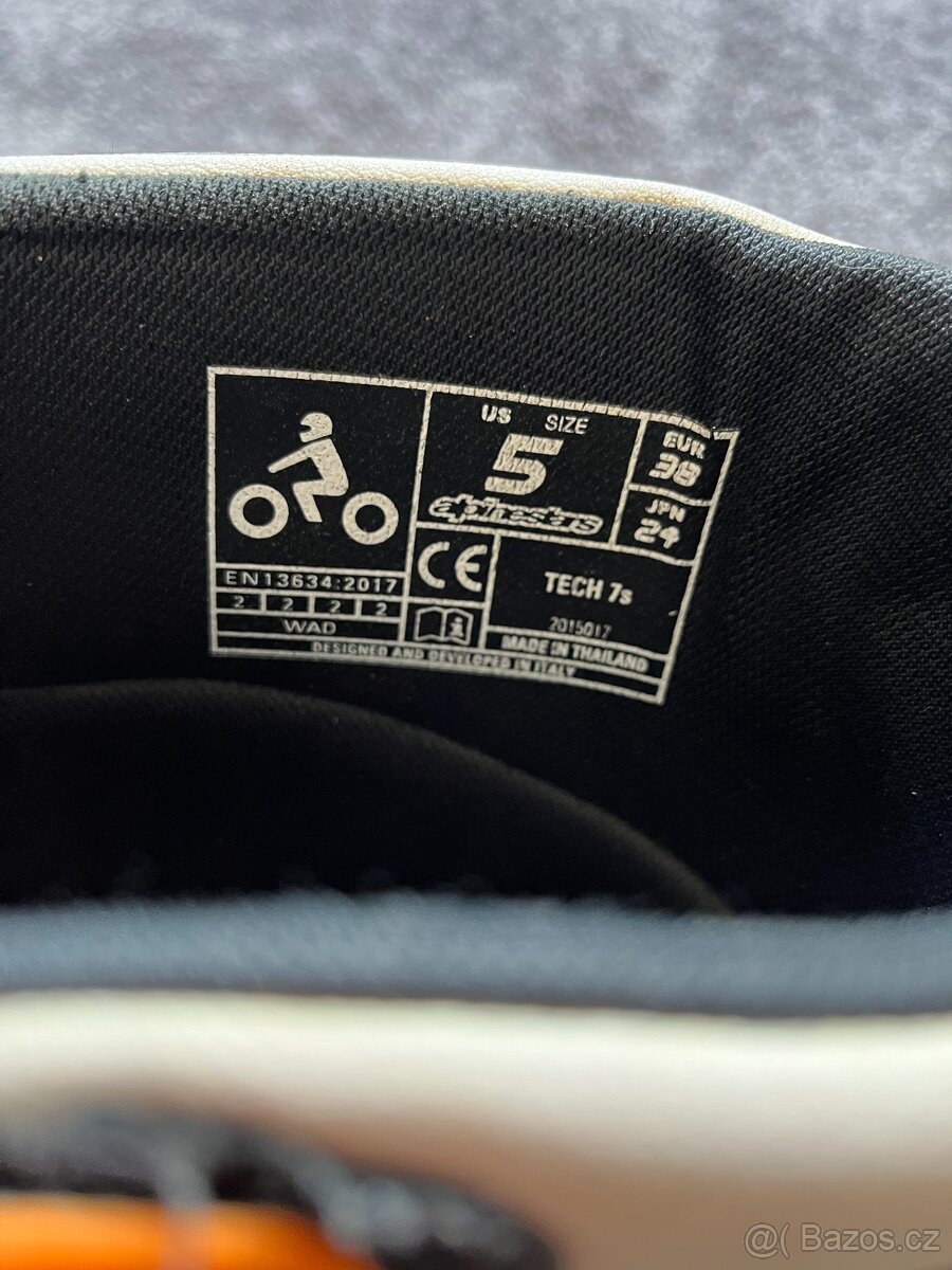 3x Dětské MX enduro boty Alpinestars Tech 7s - 5