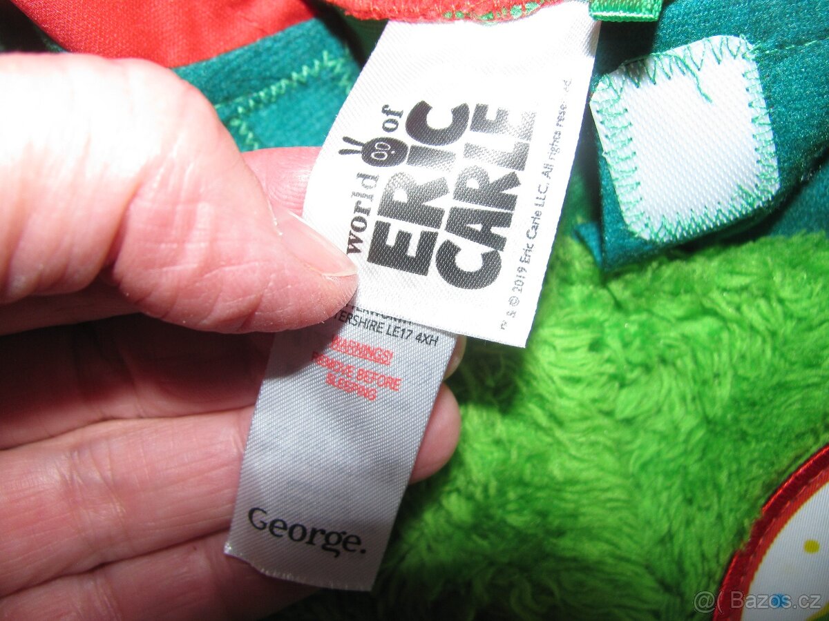 Kostým-overal s kapucí a hologramem Housenka vel.86 - 5