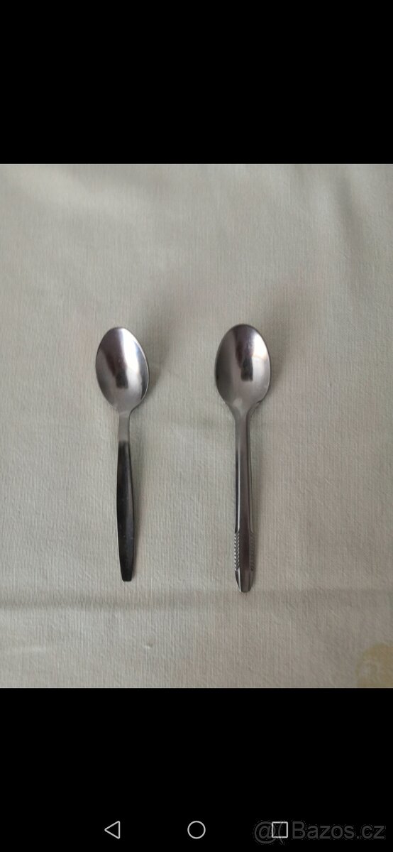 Příbory +kávové lžičky - 5