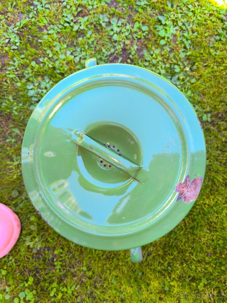 Na chaloupku - zelený smalt - 5