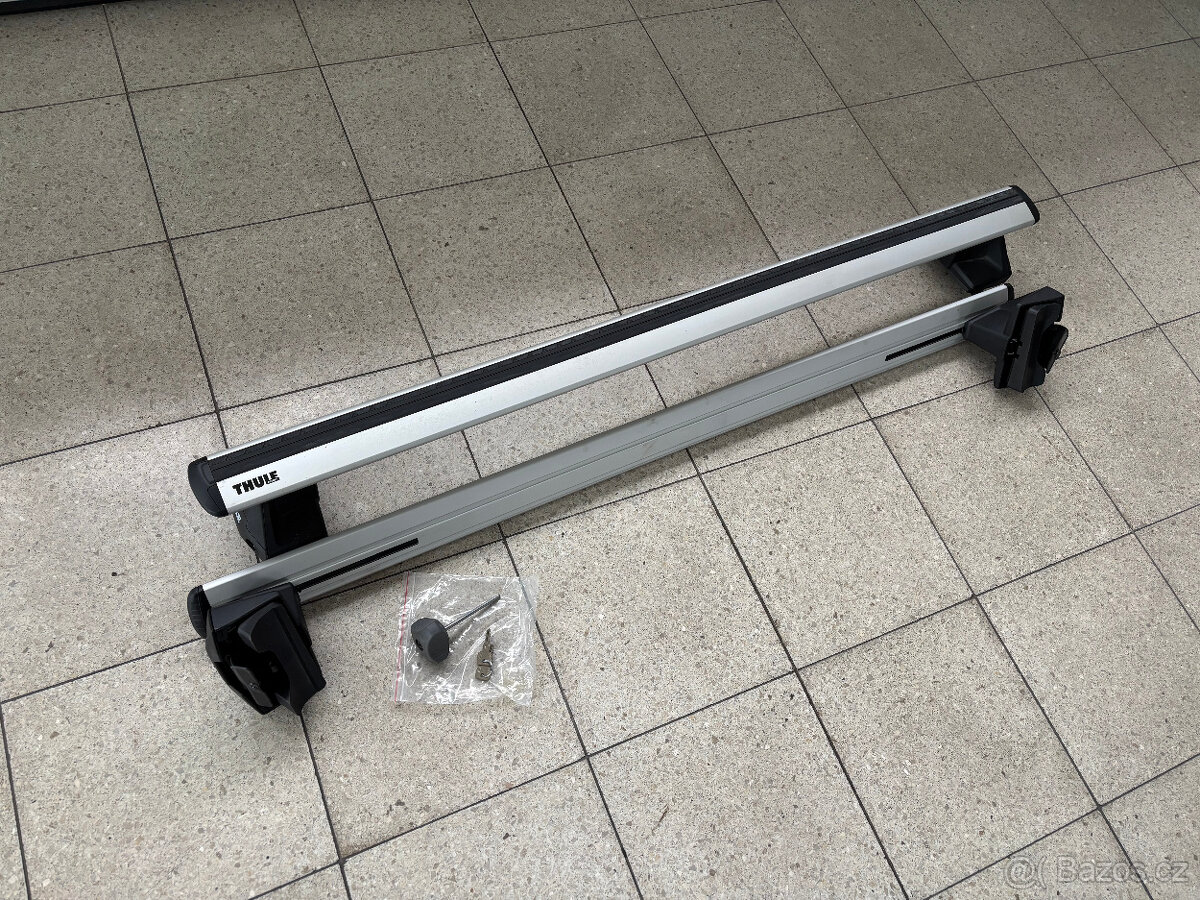Škoda Rapid střešní uzamykatelné nosiče THULE - 5