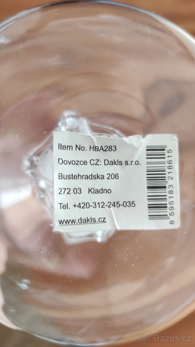 Skleněná karafa s plachetnicí - 5