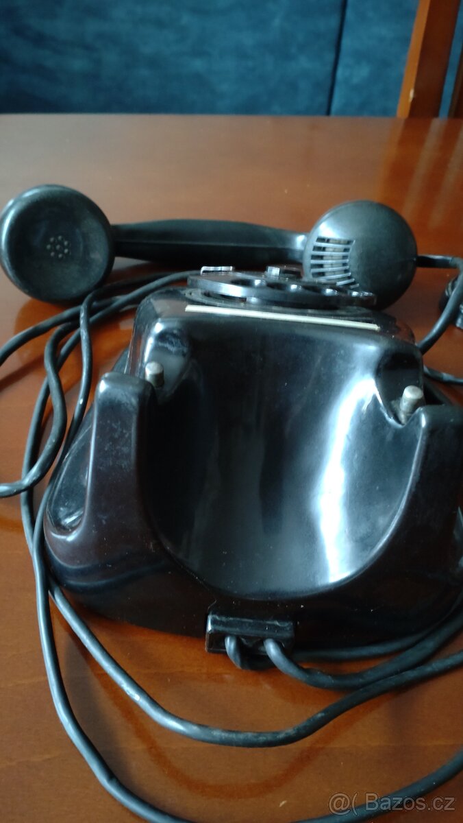 Retro, starý TELEFON TESLA - 5