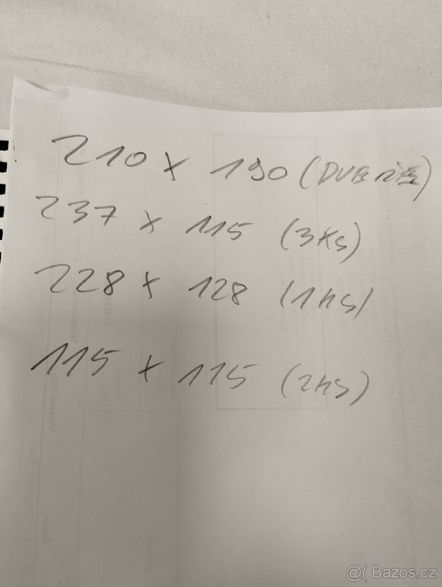 Mříže různých rozměrů LEVNĚ - 5