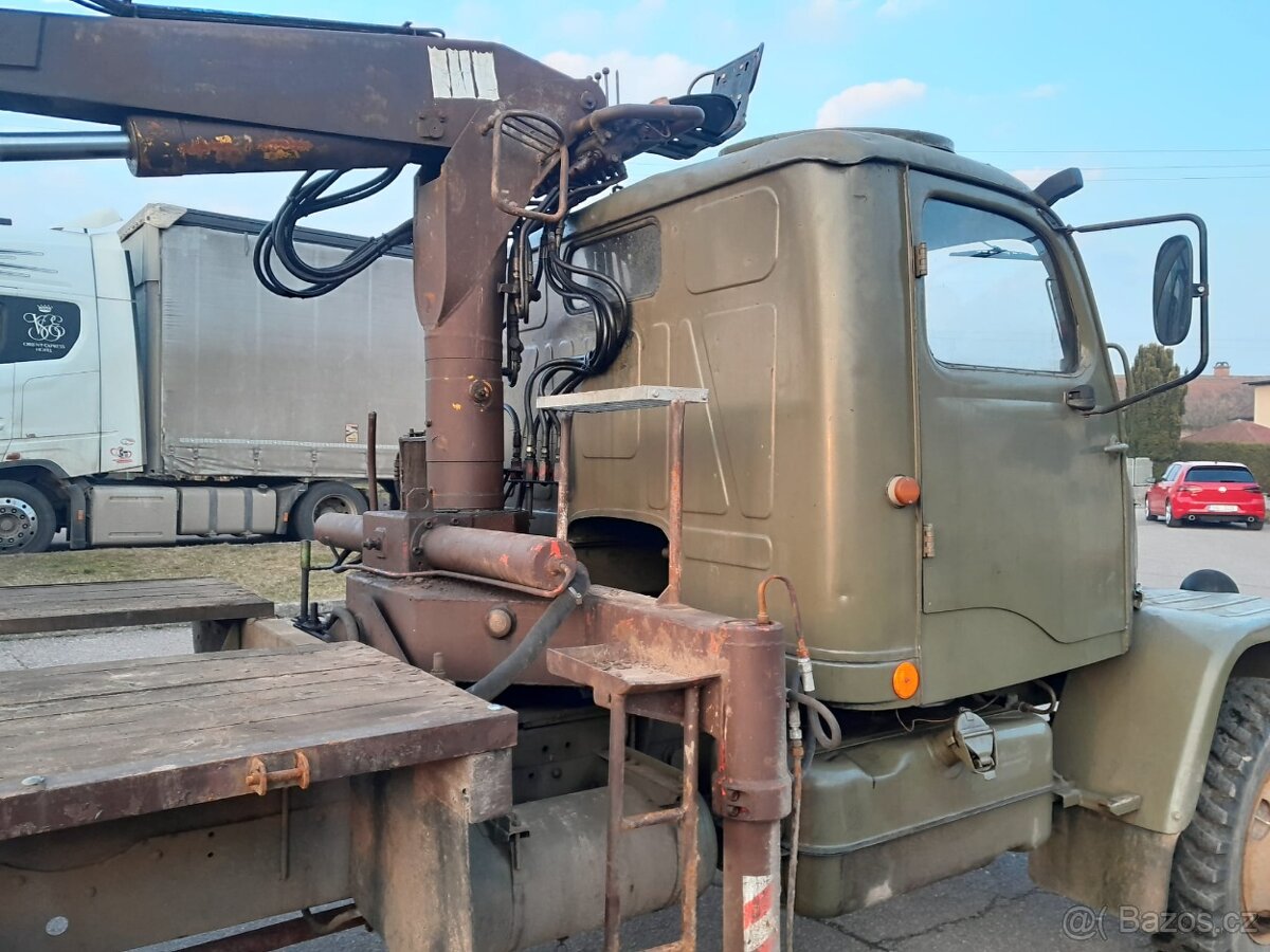 Vyvážečka Praga V3S do lesa s Hydr.rukou - 5