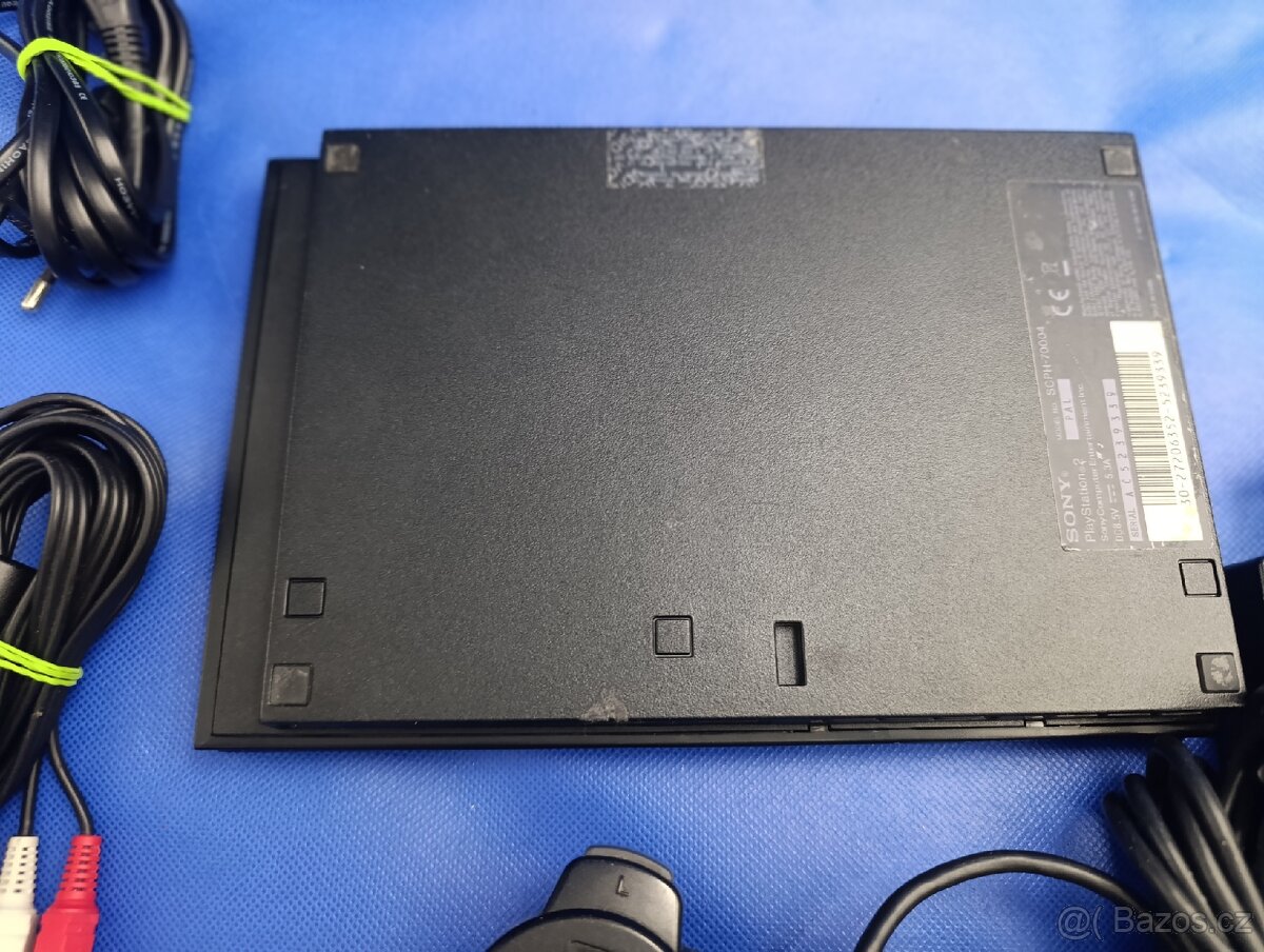 PS2 PlayStation 2 Slim + Hry - 5