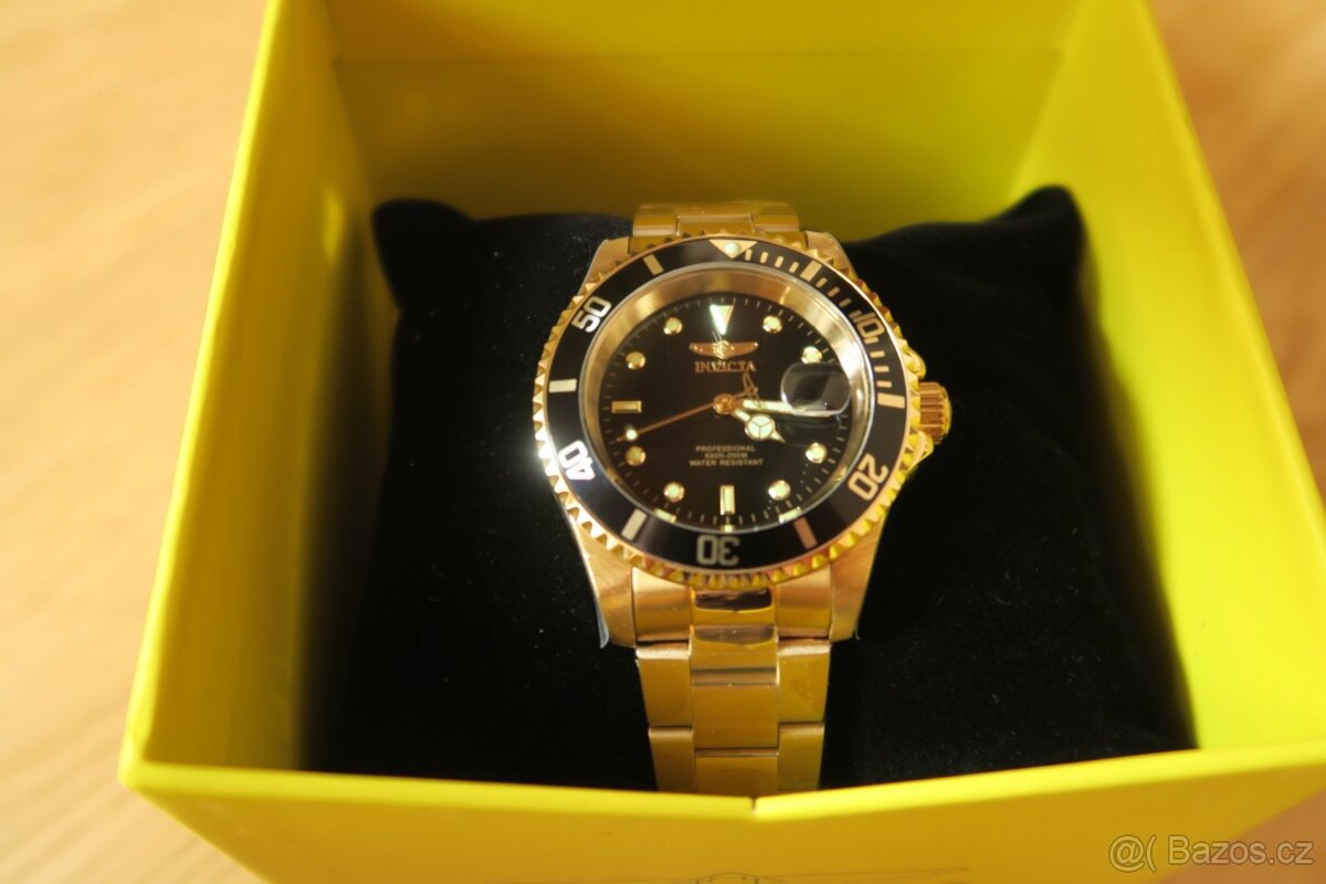 Invicta Pro Diver 200M zlatá barva - 5