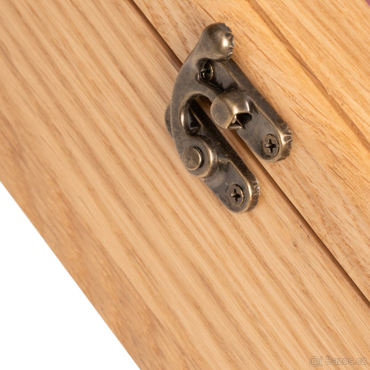 Masivní dubová vitrína malá - 5
