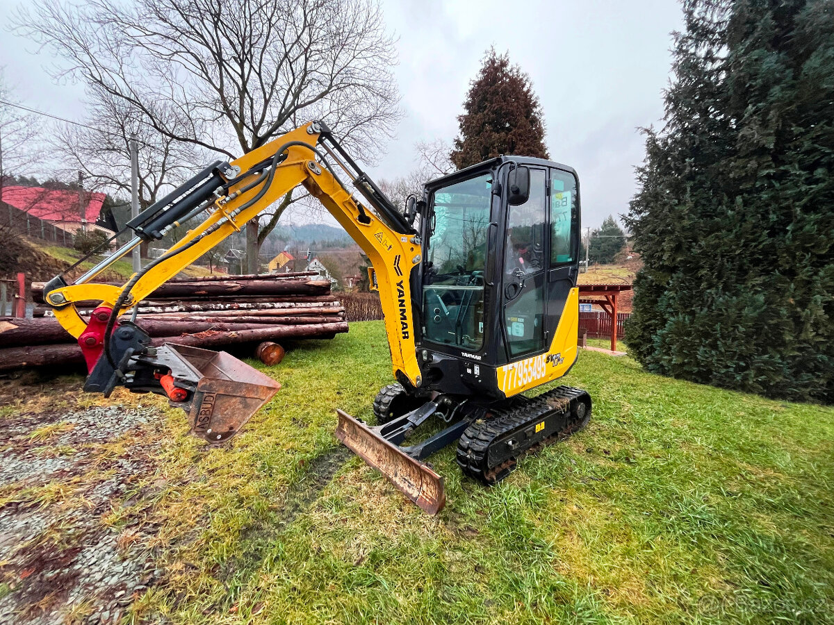Minirypadlo Yanmar SV17VT – r.v. 2022– 462 MTH - 5