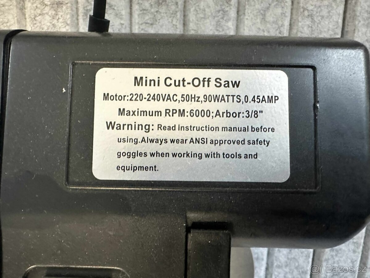 Mini stolní rozbrušovací pila (523) - 5