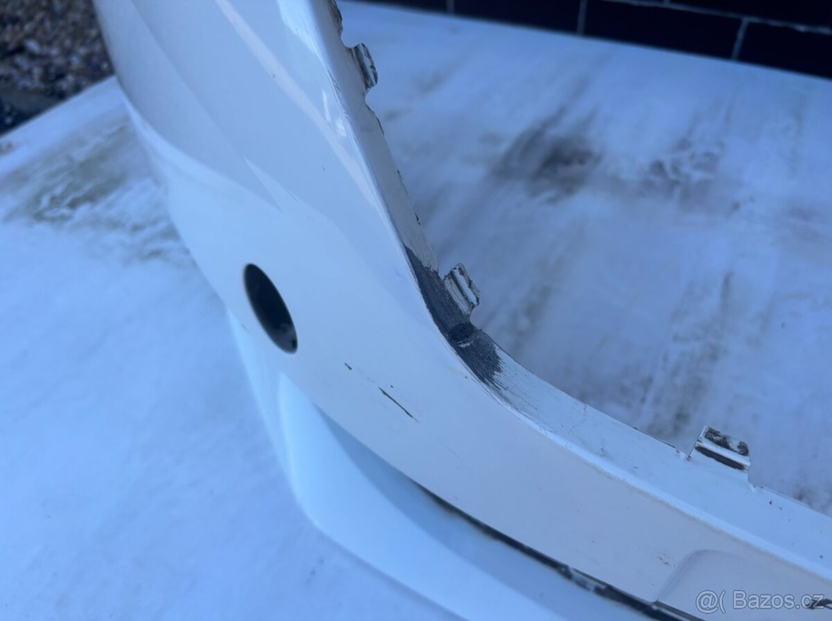 Přední nárazník Škoda Fabia 3 facelift bílá. - 5