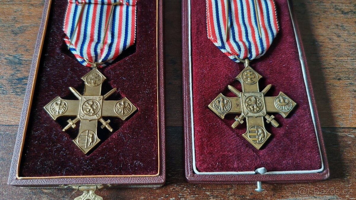 ČSR Válečný kříž 1939 v etui. - 5