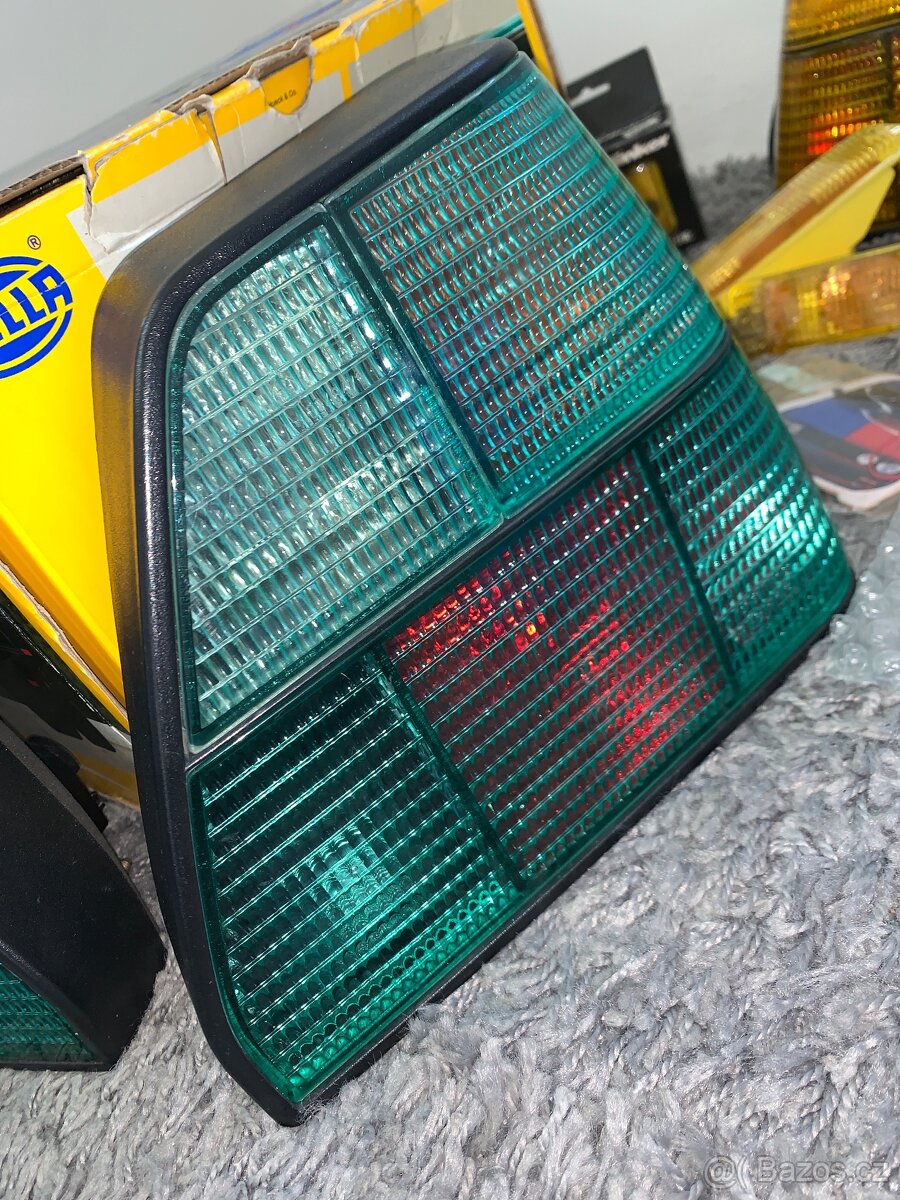Golf mk2 Hella (Fifft) magic color zadní světla zelená - 5