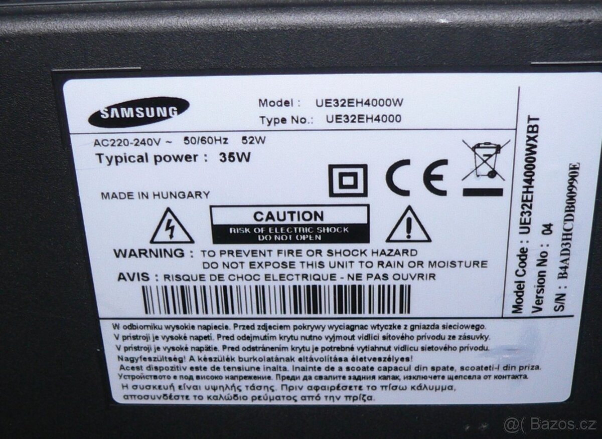 LED televize 80cm SAMSUNG, 32 palců, nemá DVBT2 - 5