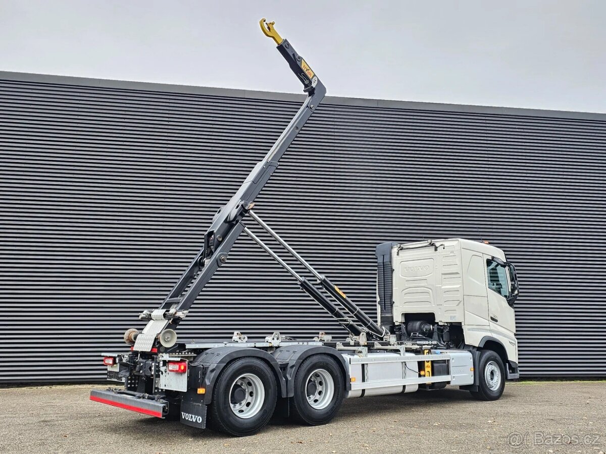 Volvo FH13 460 6x4 / Zalamovací hák / Nosič kontejnerů HYVA - 5