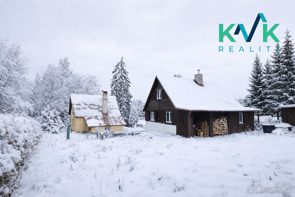 Prodej zděné chaty 3+1 se zahradou, pozemek 400 m², Jindřic - 5