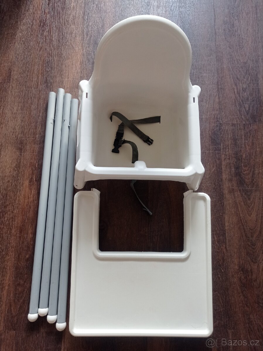 Dětská židlička IKEA Antilop bílá - 5