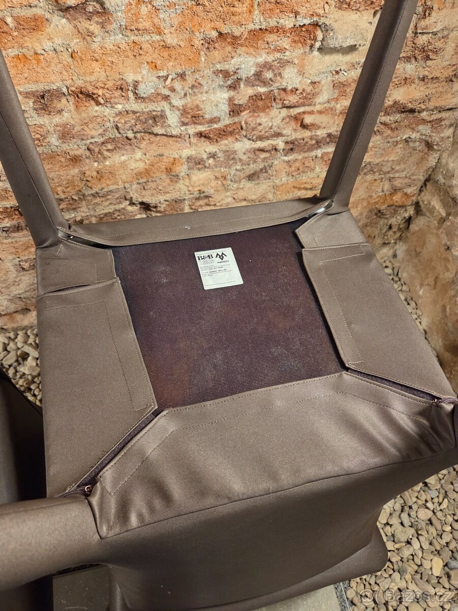 Italské jídelní designové židle B\B Maxalto - 5