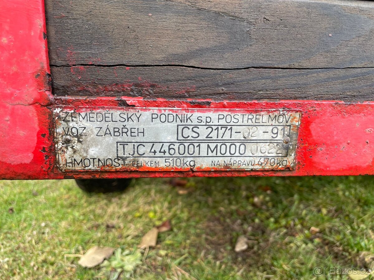 Přívěsný vozík PL190-1VD, Zepo Postřelmov - 5