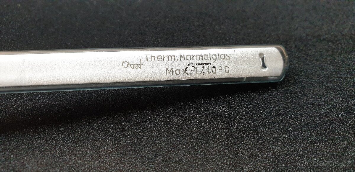 RTUŤOVÝ TEPLOMĚR LÉKAŘSKÝ NORMOVANÉ RETRO - 5