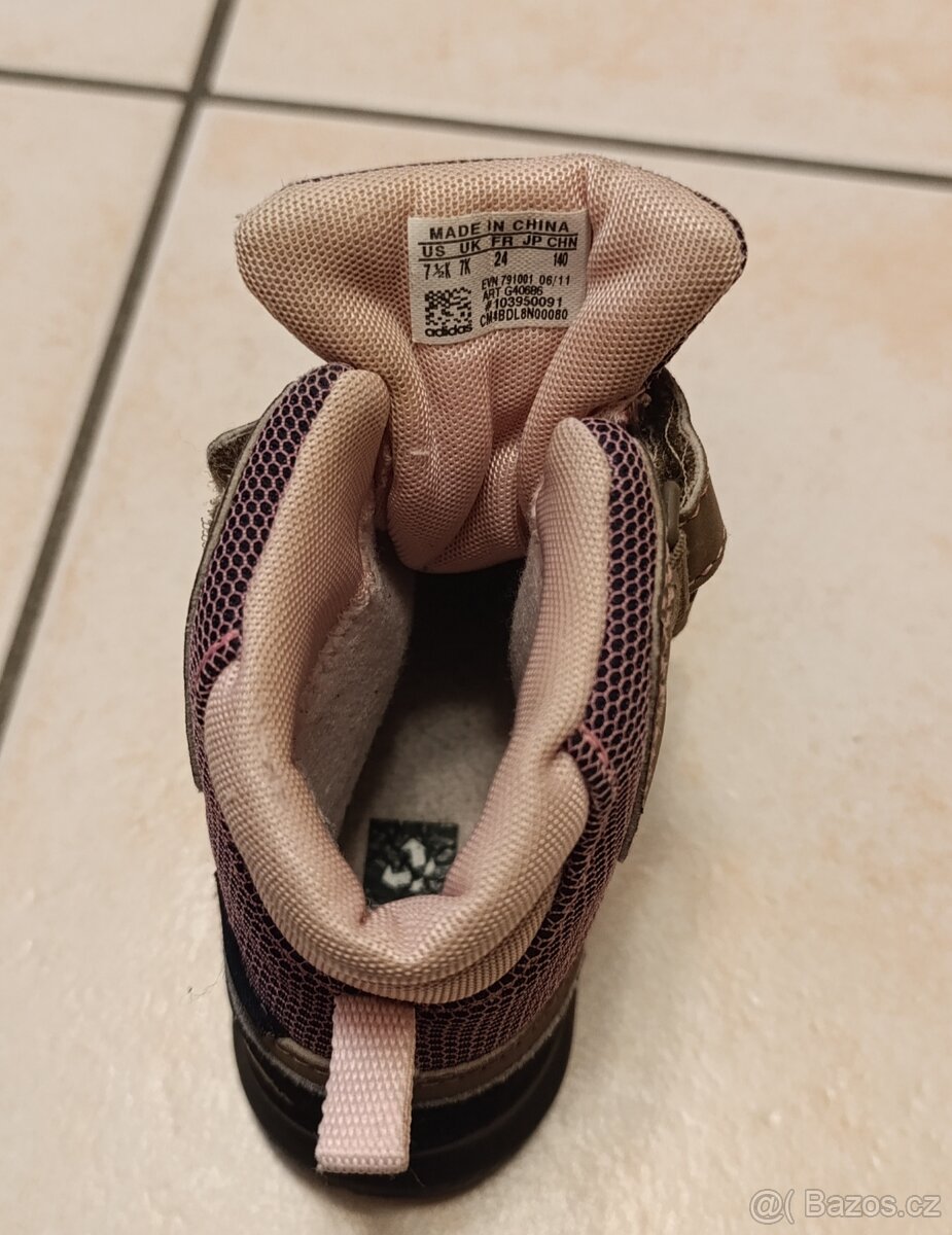 Dětská obuv Adidas HOLTANNA SNOW CF PL (stélka 15) - 5