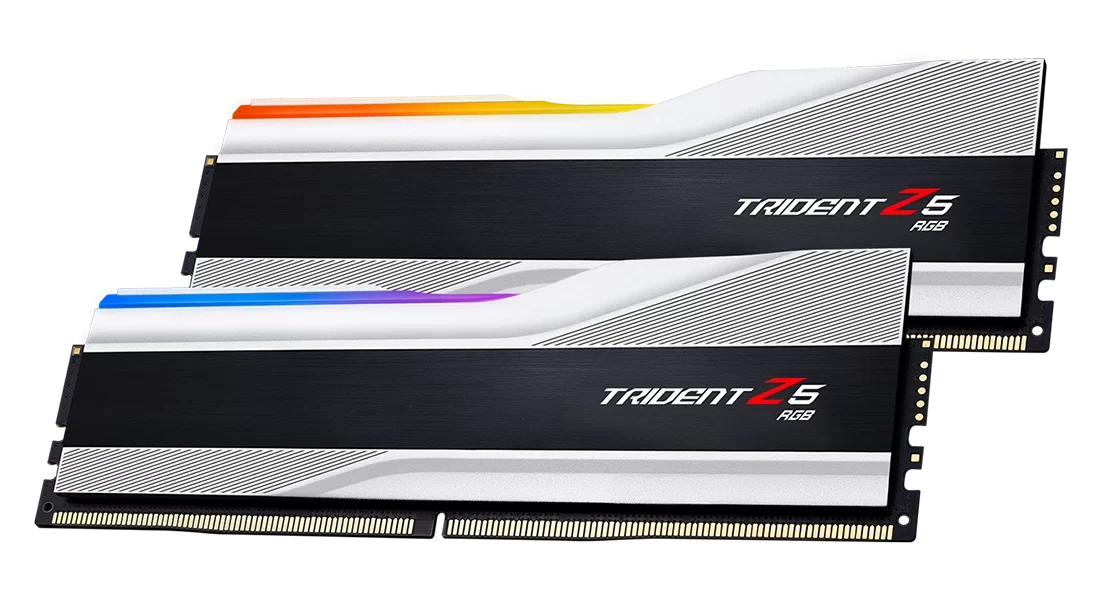 G.SKILL 32GB KIT DDR5 6000MHz CL36 Trident Z5 RGB Silver - 5