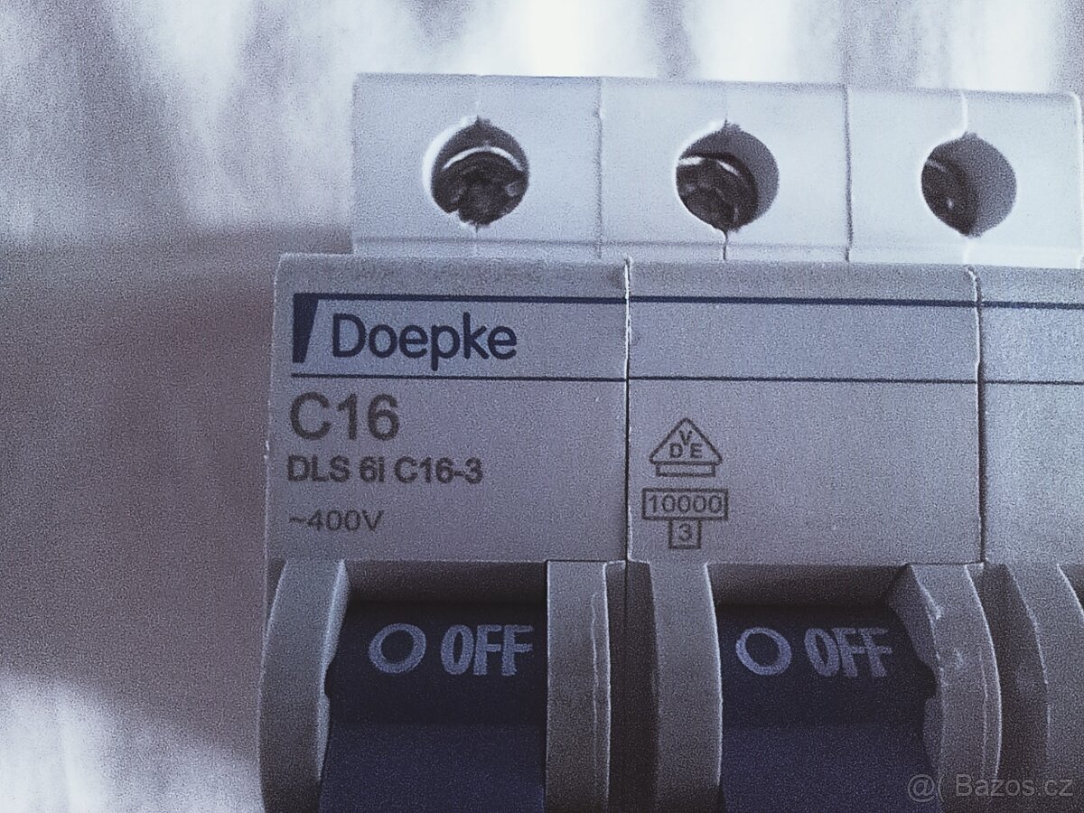 jistič 3 fázový C16-3 - 5